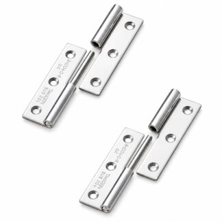 2 stykker højkvalitets plakathængsel, B-1004-2-R, højde: 64 mm, fra TAKIGEN, lasteevne: 10 kg (23 lbs), version: højre. Produktbillede