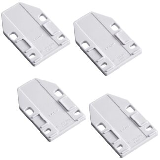 4 stykker afstandsplade ML-120-DP4-WT, 70 mm (2-3/4") af Sugatsune, hvid. Produkt billede
