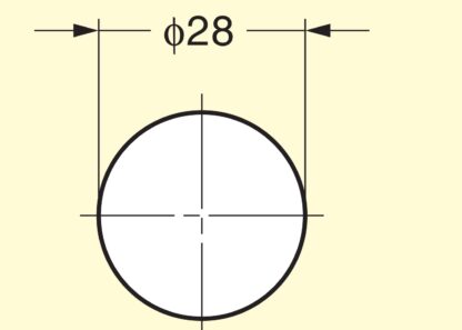 Trykknap af høj kvalitet med håndtagsfunktion, fremstillet af zinklegering (ZDC), overflade: guldfarvet, blank poleret, finish: oval, DPL-OV-G. Solid trykknap til autocamper, båd og meget mere, af Sugatsune / LAMP® (Japan) - Image 4