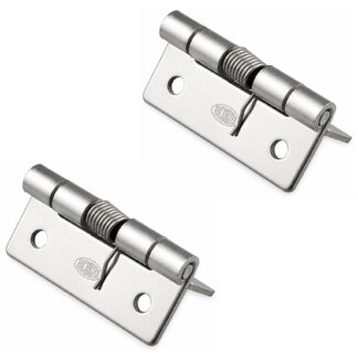 2 stykker højkvalitets fjederrem, lavet af rustfrit stål SUS304, 32 mm (1-17/64"), moment: 12,3 N·m, TH-61SUS-2. Robust fjederhængsel til enhedsklapper, husdøre, dæksler og meget mere, fra TOCHIGIYA (Japan)