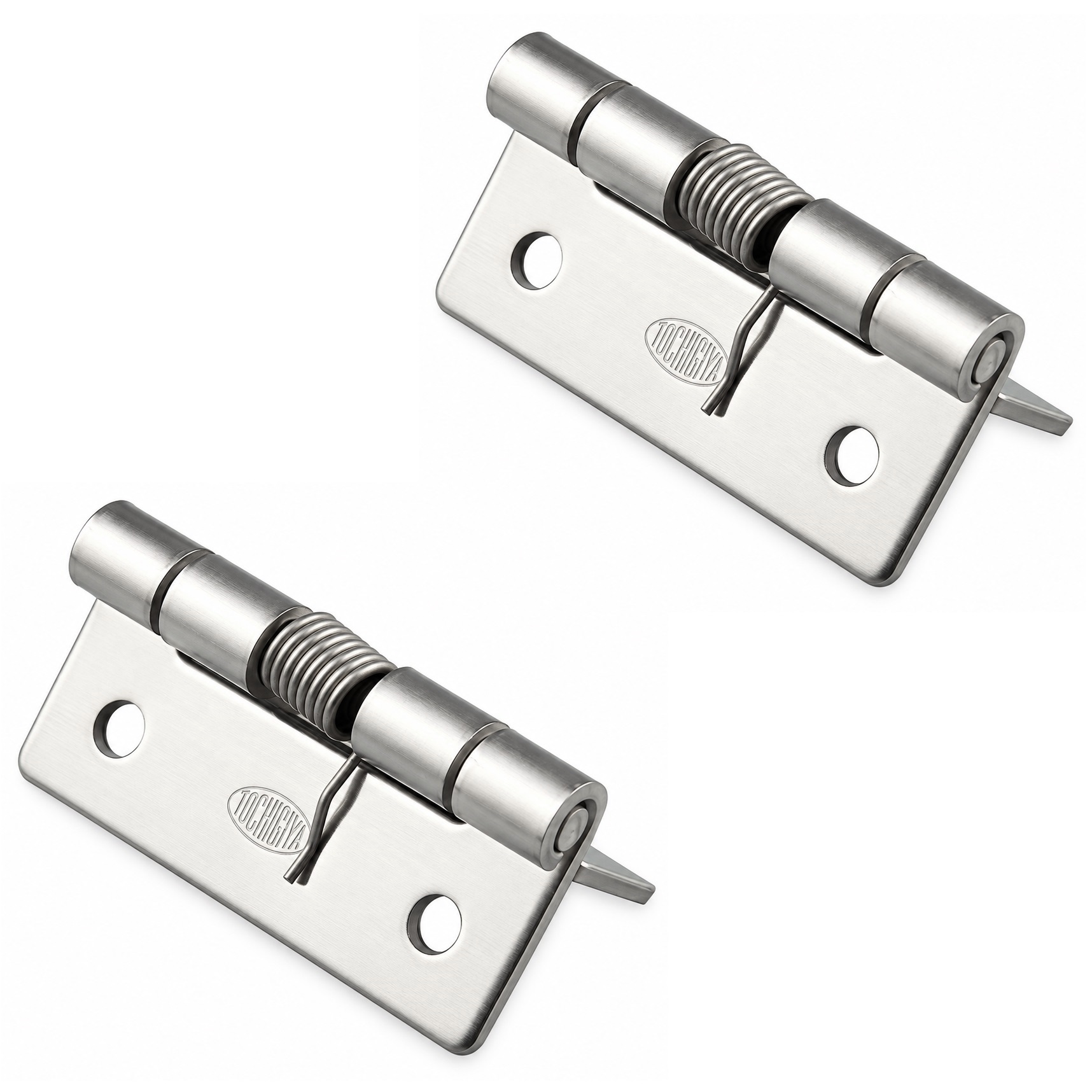 2 stykker højkvalitets fjederrem, lavet af rustfrit stål SUS304, 32 mm (1-17/64"), moment: 12,3 N·m, TH-61SUS-2. Robust fjederhængsel til enhedsklapper, husdøre, dæksler og meget mere, fra TOCHIGIYA (Japan)