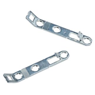 2 stk. frontmontering, til rammehøjder 90, 122 og 186 mm, F102021855, fra GRASS. Produkt billede