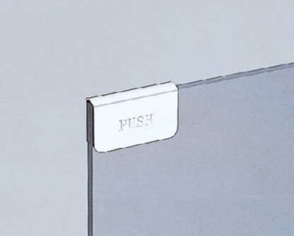 Modplade til glastykkelse 5 mm (13/64"), lavet af stål, overflade: sort, 40 mm (1-37/64"), K-130B. Modstykke til glasskabsdør, magnetisk fluesnapper og meget mere, af Sugatsune / LAMP® (Japan) - Billede 4