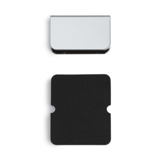 Modplade til glastykkelse 5 mm (13/64") K-110CR, 35 mm (1-3/8") af Sugatsune, forkromet. Produkt billede