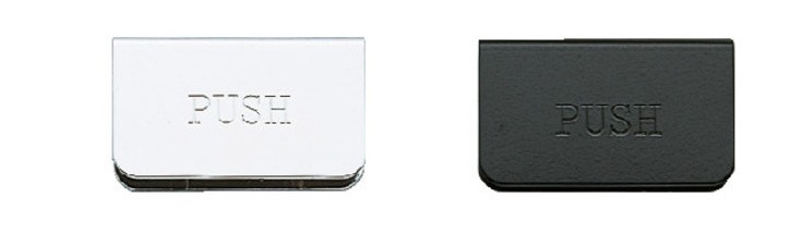 Modplade til glastykkelse 5 mm (13/64"), af stål, overflade: forkromet, 40 mm (1-37/64"), K-130CR. Modstykke til glasskabsdør, magnetisk fluesnapper og meget mere, af Sugatsune / LAMP® (Japan) - Billede 3