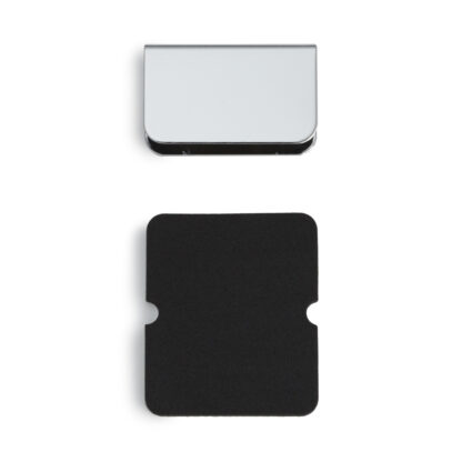 Modplade til glastykkelser 6 mm (15/64") K-110CR og K-110-P6, 35 mm (1-3/8") af Sugatsune, forkromet. Produkt billede