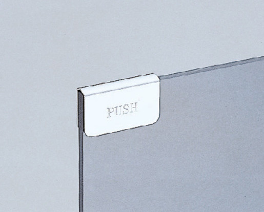 Bordplade til glastykkelse 6 mm, lavet af stål, overflade: forkromet, 40 mm (1-37/64"), K-130CR og K-130-P6. Modstykke til glasskabsdør, magnetisk fluesnapper og meget mere, af Sugatsune / LAMP® (Japan) - Billede 4