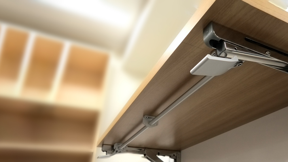 Praktisk plejlstang, version: til to klapkonsoller, EB-907560 og EB-907572. Enhåndstilslutningsgreb til Robust Soft by ROCA og EB-DA foldekonsol, fra Sugatsune / LAMP® (Japan) - Billede 6