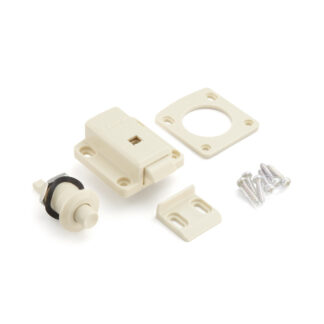 Trykknaplukning til tykke møbellåger fra 22 til 25 mm SL-B251-I fra Sugatsune, Ivory. Produkt billede 
