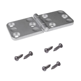 Robust, kraftig møbelrem, inkl. Skruer, lavet af SCS13 rustfrit stål, finish: satin mat, 120 mm (4-23/32"), F136-50-RAW. Tungt hængsel til ekstra tung dør, ekstra tung klappe og meget mere, af Kojima (Japan)