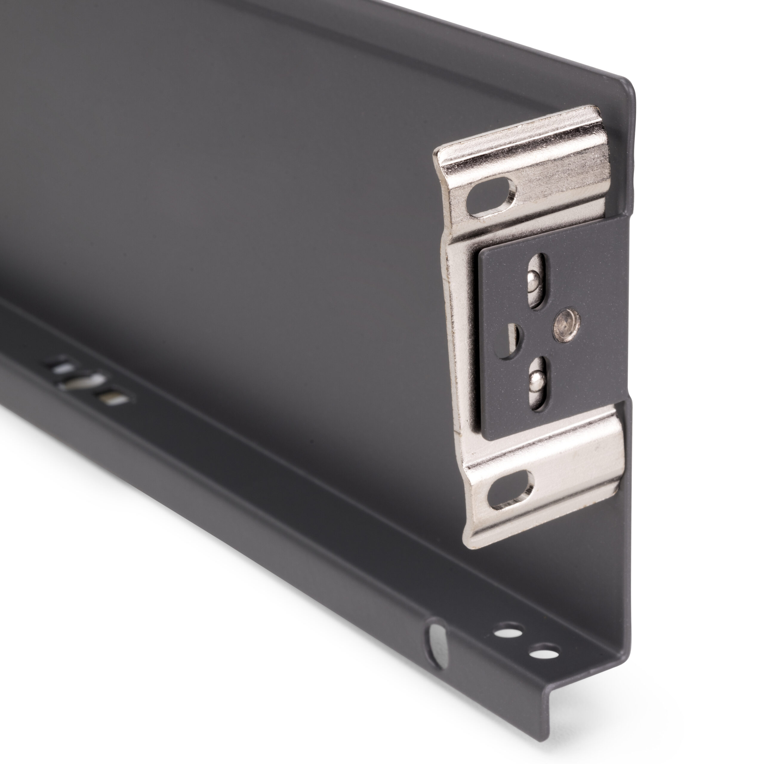 Skuffesæt, med ekstra tynde rammer, højde: 88 mm (3-15/32"), overflade: antracitgrå, 390 mm (15-23/64"), version: delvis udvidelse med skubbe-til-å-åbne, 3275235 skuffesæt til køkkenmøbler og meget mere, fra EMUCA - Billede 2