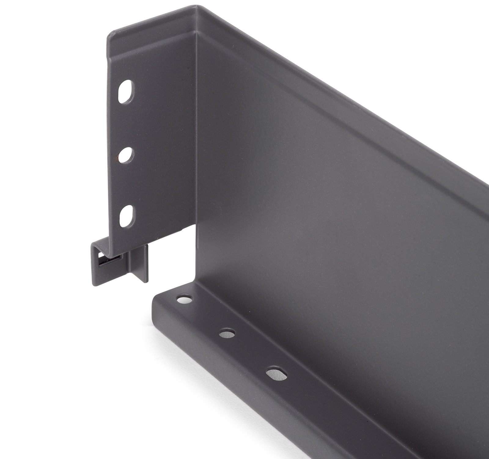 Skuffesæt, med ekstra tynde rammer, højde: 88 mm (3-15/32"), overflade: antracitgrå, 490 mm (19-19/64"), version: delvis udtrækkelig med skubbe-til-å-åbne, 3275435 skuffesæt til køkkenmøbler og meget mere, fra EMUCA - Billede 8