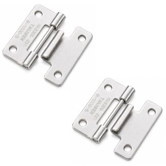 2 stykker højkvalitets plug-in hængsel, B-1006-5, højde: 30 mm, fra TAKIGEN, bæreevne: 2 kg (5 lbs). Produktbillede