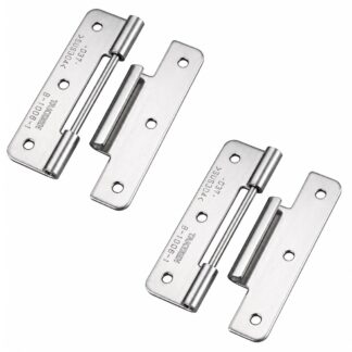 2 stykker højkvalitets plug-in hængsel, B-1006-1, højde: 64 mm, fra TAKIGEN, lasteevne: 8 kg (18 lbs). Produktbillede