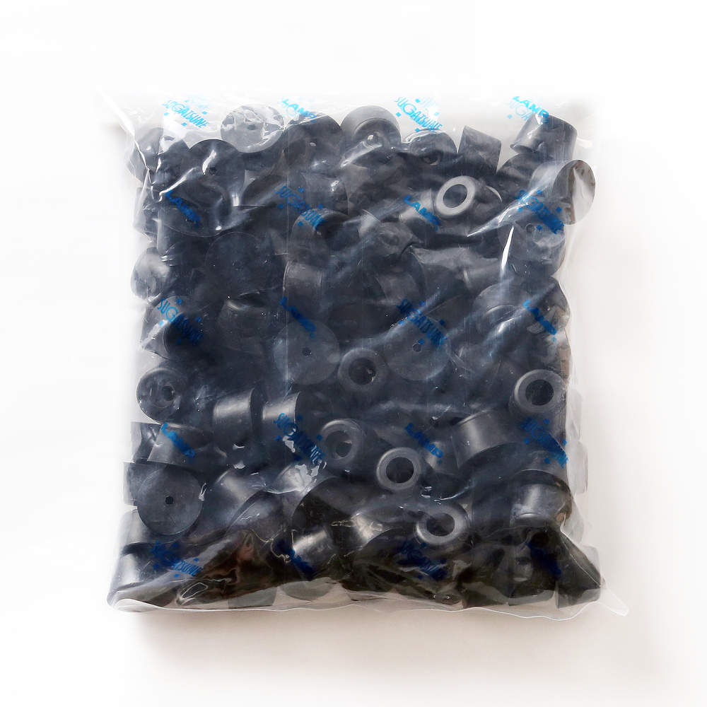 Justerbar fod, gummi, pakke med 100 K-28-P100, fra Sugatsune / LAMP (Japan)