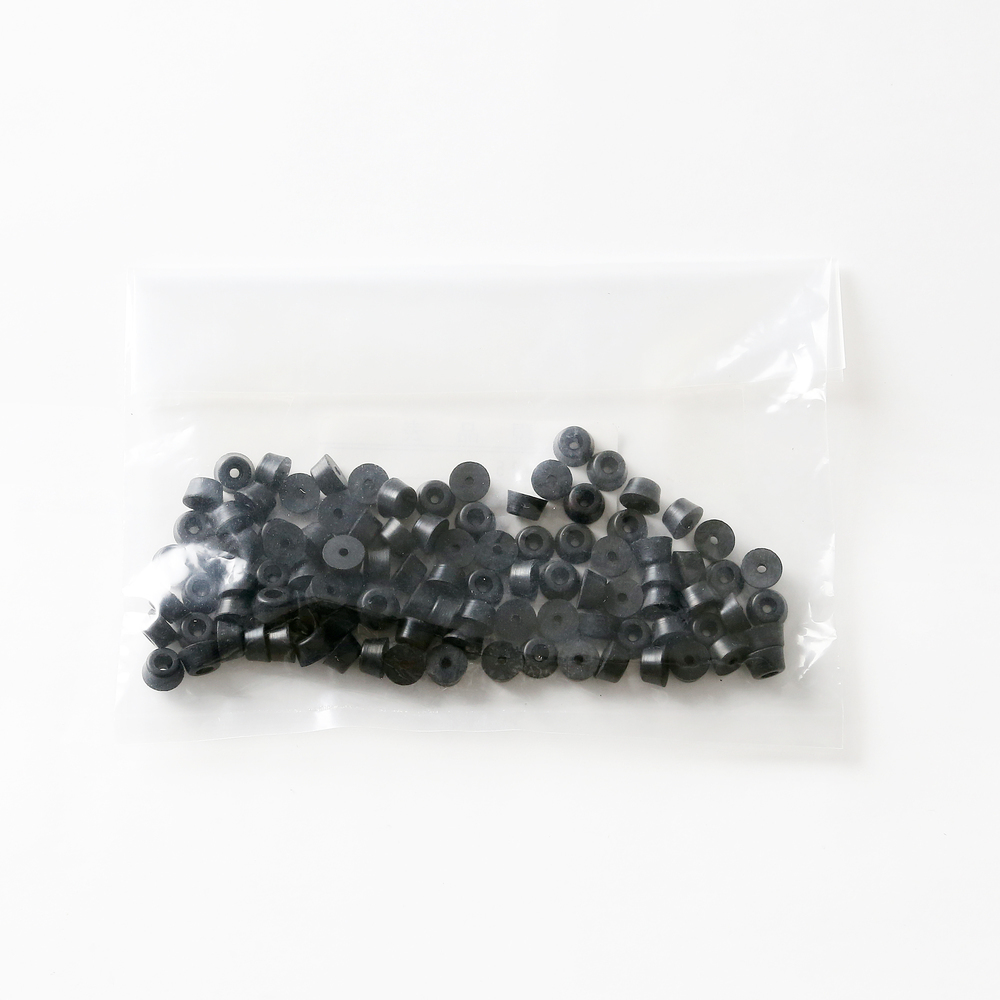 Justerbar fod, gummi, pakke på 100 K-95-P100, af Sugatsune / LAMP (Japan)