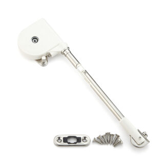 Blød klappebeslag, overflade: hvid, SDS-C100-W, af Sugatsune / LAMP (Japan)