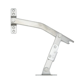 SUS304 (V2A) rustfrit stål dørstop, YA-1216R, længde: 200 mm, af Sugatsune / LAMP (Japan)