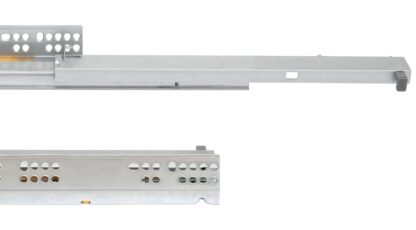 Gulvskinner, bæreevne: 30 kg (67 lbs), 500 mm (19-11/16"), version: fuld udtræk med soft-close, 3124505. Gulvudtræk af høj kvalitet til træskuffer, træskuffer, træhylder og meget mere, fra EMUCA - Billede 4