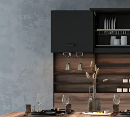 Vinglasholder af høj kvalitet, lavet af stål, overflade: forkromet, 340 mm (13-25/64"), 8938011. Praktisk glasbøjle til vinglas, champagneglas, cocktailglas, cognacglas, bægre og meget mere, fra EMUCA - Billede 5