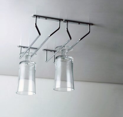 Vinglasholder af høj kvalitet, lavet af stål, overflade: forkromet, 340 mm (13-25/64"), 8938011. Praktisk glasbøjle til vinglas, champagneglas, cocktailglas, cognacglas, bægre og meget mere, fra EMUCA - Billede 2